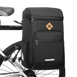 3-in-1-Fahrrad-Isoliertasche, reflektierende Gepäckträgertasche, wasserabweisender Fahrrad-Schulterrucksack