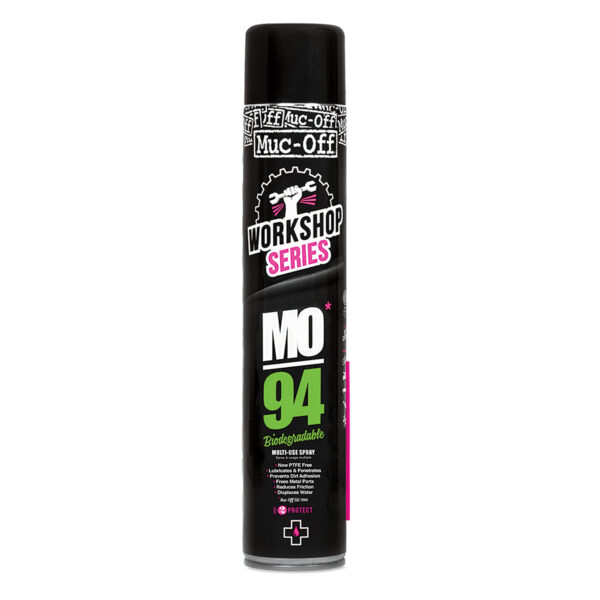 Muc-Off MO-94 Multi-Use Spray Workshop Size 750 ml Rostlöser Spray universal Multifunktionsspray Schmierspray Universalspray Das Muc-Off MO-94 Multi-Use Spray ist ein Muss für den universalen Einsatz in Haus