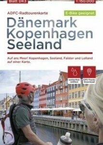 ADFC-Radtourenkarte Dänemark/Kopenhagen/Seeland 1:150.000 reiß- und wetterfest, GPS-Tracks Download, E-Bike geeignet
