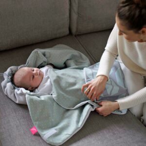 Baby Softshell Einschlagdecke Für Babyschale Autositz Maxi-Cosi Römer Ideal Kinderwagen Fahrradanhänger Buggy Fußsack Von Motherhood