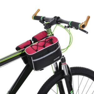 Docooler abnehmbares Fahrrad-Fahrrad-Zyklus Vorderrahmentasche Frontseiten-Schlauch-Beutel-Beutel-Pack Cross-Body-Bag