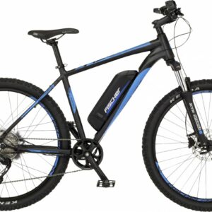 Fischer E-Bike MTB Montis 2.1 Unisex 27,5 Zoll RH 48 9-Gang 422Wh schwarz blau