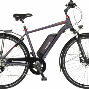 Fischer E-Bike Trekking Viator 1.0 Herren 28 Zoll RH 50 cm 8-Gang 422 Wh dunkel anthrazit matt