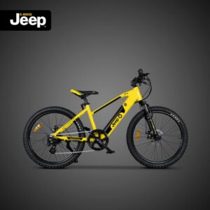 Jeep Teen E-Bike TR 7002, 24 Zoll Laufräder, 7-Gang Shimano Kettenschaltung, yellow