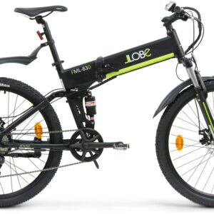 LLobe E-Bike FML-830 black 27,5, 10,4 Ah, 9 Gang, Shimano, Heckmotor 250 W