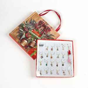 Perle Rare Weihnachtsschmuck Geschenke Countdown Kalender Advent Kinderanhänger Armbänder Tragbare Geschenkbox Sets Valentinstagsgeschenke