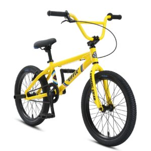 SE Bikes Ripper 20 Zoll BMX Rad Oldschool Freestyle BMX Bike Fahrrad 20" Street... yellow, 26 cm