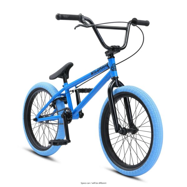 SE Bikes Wildman BMX Fahrrad 20 Zoll 130 - 155 cm Größe Bike für Kinder und Jugendliche Freestyle Rad für Tricks im Skatepark... blue