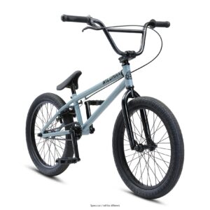 SE Bikes Wildman BMX Fahrrad 20 Zoll 130 - 155 cm Größe Bike für Kinder und Jugendliche Freestyle Rad für Tricks im Skatepark... grey