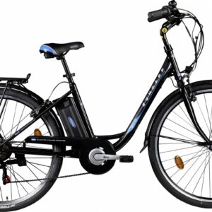 Zündapp E-Bike City Z505 700c Damen 28 Zoll RH 48 cm 6-Gang 360 Wh schwarz
