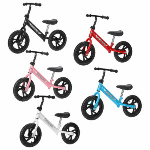 12inch Kids Kleinkind Kinder Balance Bike Anfänger Reiter Training Fahrrad für Mädchen Jungen 2-6 Jahre alt Chirstmas Ge