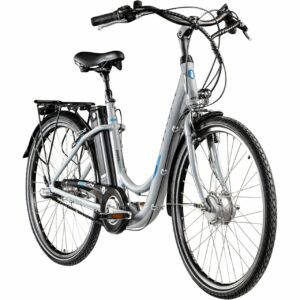 Zündapp E-Bike City Green 2.7 Damen 26 Zoll RH 46cm 3-Gang 374 Wh grau