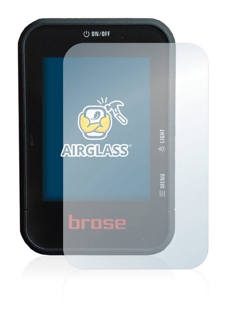 BROTECT "flexible Panzerglasfolie" für Brose Classic Display 2015 (E-Bike Display), Displayschutzglas, Schutzglas Glasfolie klar