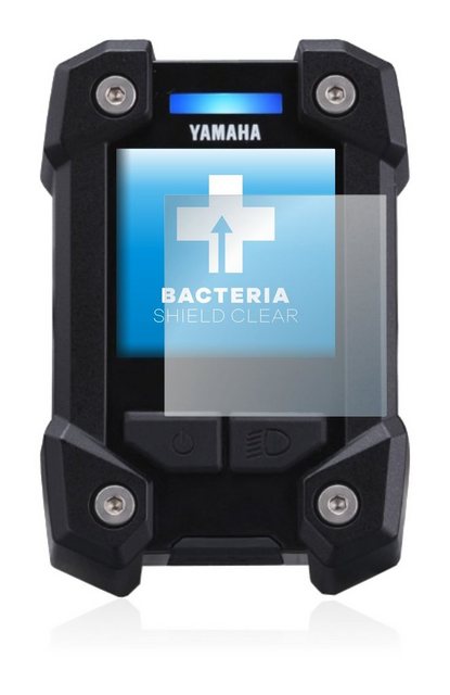 upscreen "Schutzfolie" für Yamaha LCD-X Display 2019 (E-Bike Display), Displayschutzfolie, Folie Premium klar antibakteriell