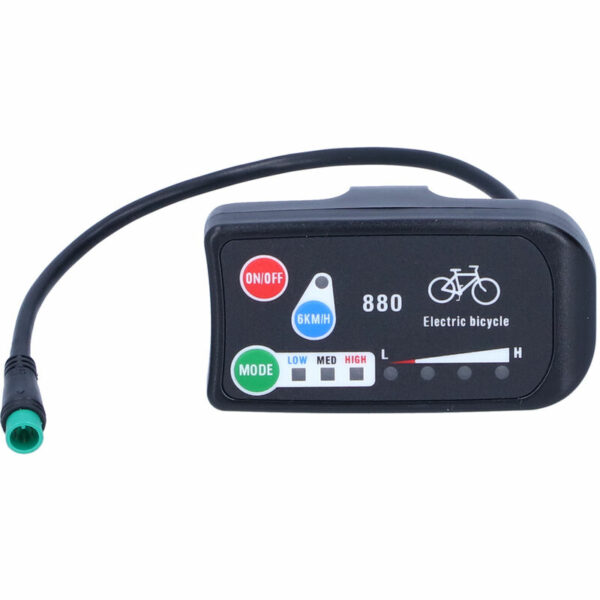 YB - Elektrofahrrad für KT-LED880 Display E-Bike 36V 48V Display Meter E-Bike Zubehör