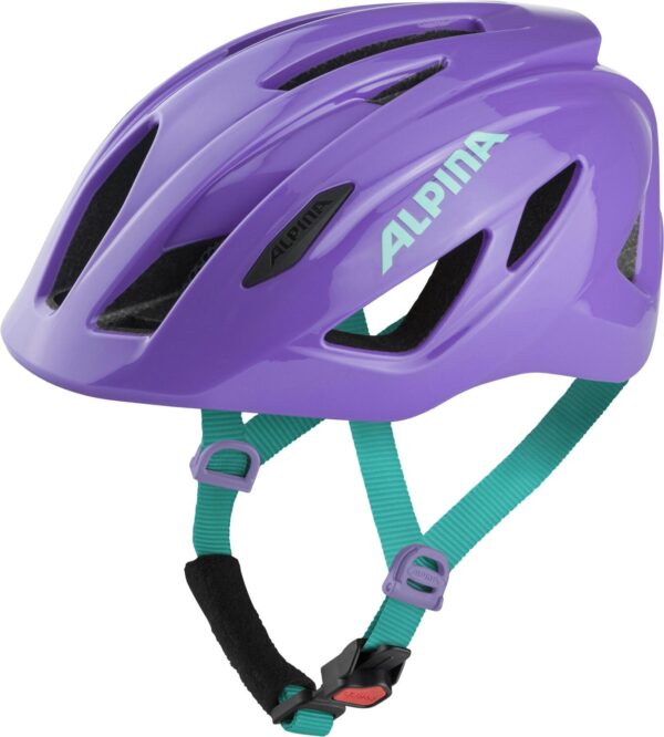 Alpina Pico Kinder Fahrradhelm (50-55 cm, 56 purple gloss)
