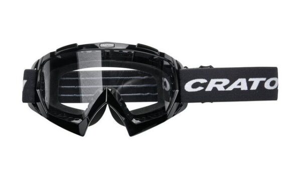 Cratoni Fahrradbrille Cratoni MTB Brille C-Rage schwarz glanz Scheibe transparent