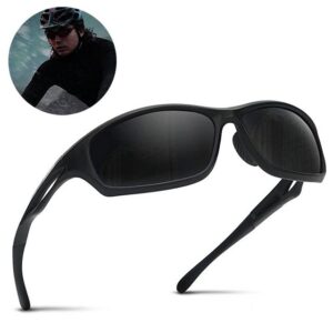 Devenirriche Fahrradbrille Polarisierte Sportbrille Sonnenbrille Fahrradbrille mit UV400 Schutz A
