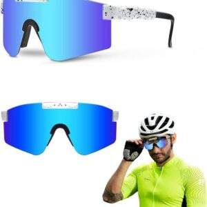 GOLDEN Monoscheibensonnenbrille Sonnenbrille Schutzbrille Sportbrille Fahrradbrille Brille UV 400