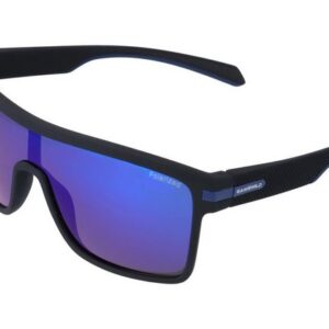 Gamswild Monoscheibensonnenbrille UV400 GAMSSTYLE Sonnenbrille Fahrradbrille Skibrille Damen Herren Modell WM6212 in grau-grün, schwarz-blau