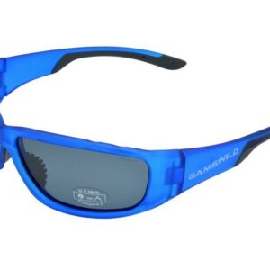 Gamswild Sonnenbrille UV400 Sportbrille Skibrille Fahrradbrille halbtransparente Fassung Damen Herren Modell WS9331 in rot, grün, blau