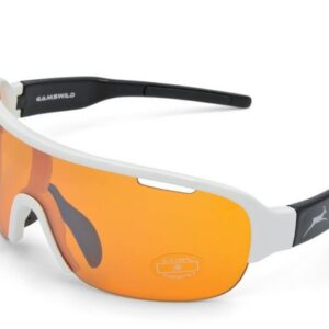 Gamswild Sportbrille UV400 Sonnenbrille Skibrille Fahrradbrille TR90 Damen, Herren Modell WS8434 in, blau, schwarz, weiß