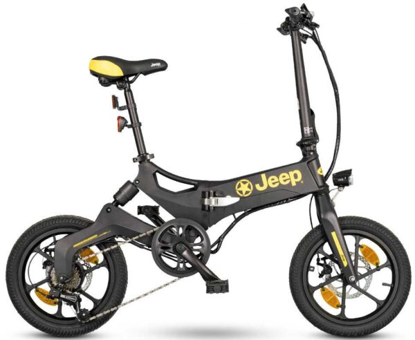 Jeep E-Bikes E-Bike "FR 6020", 1 Gang, Heckmotor 250 W, (mit Akku-Ladegerät)