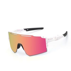 Juoungle Fahrradbrille Polarisierte Sonnenbrille, UV 400 Schutz, Schutzbrille, Sportbrille