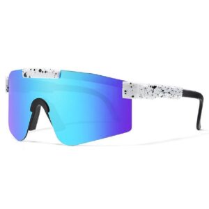 KLLGIA Fahrradbrille Fahrradbrille Radsportbrille, polarisierte Sonnenbrille, Sportbrille, (1-St), Radsportbrille, UV-400-Schutz für Männer