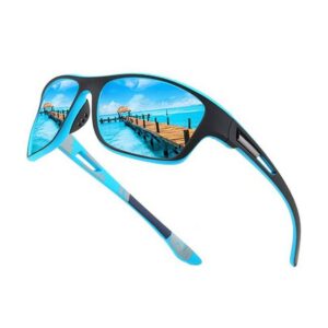 SOTOR Sonnenbrille Polarisierte Sportbrille Sonnenbrille Herren fahrradbrille damen (1-St) für Autofahren Laufen Radfahren Angeln Golf Sonnenbrille