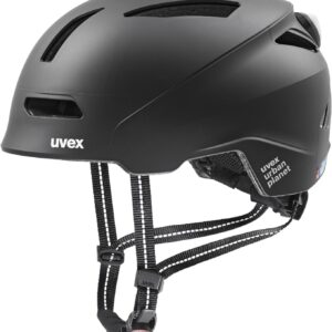 uvex Urban Planet LED Fahrradhelm (54- 58 cm, 01 black matt)