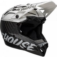 Helm Full-10 Weiß/schwarz Größe 51-55cm