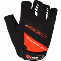 Handschuhe b-race bump gel schwarz / rot mis. 2 grösse m